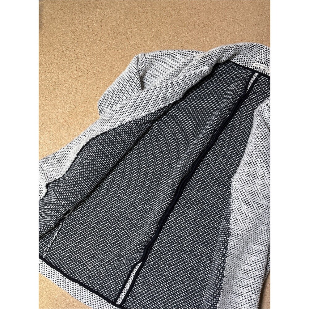 Marine Layer Birdseye Textured Open Front Coat M … - image 5